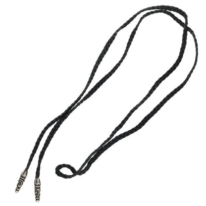 Chrome Hearts Scroll Leather Braid Necklace Size ONE SIZE