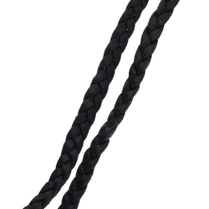 Chrome Hearts Scroll Leather Braid Necklace Size ONE SIZE