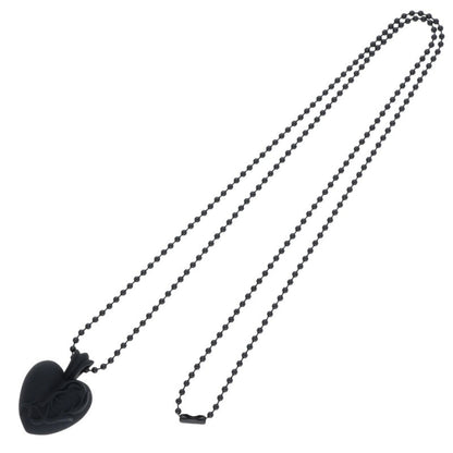 Chrome Hearts Black Rubber Heart Silicone