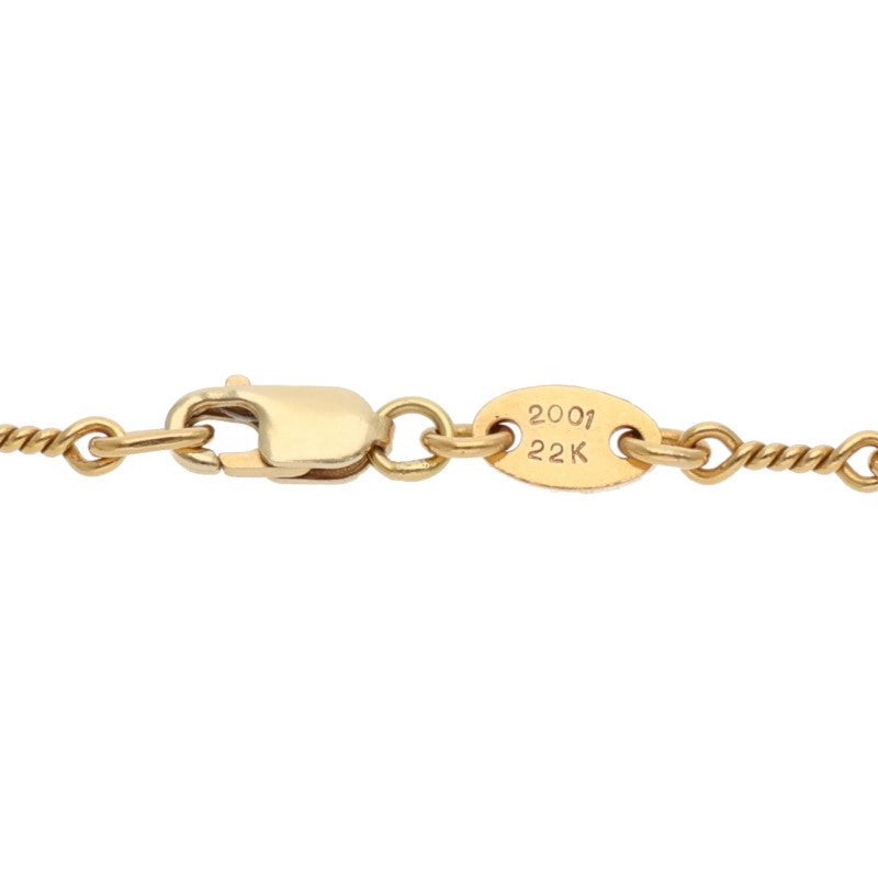 Chrome Hearts 22K 18in Twist Chain Gold Size ONE SIZE