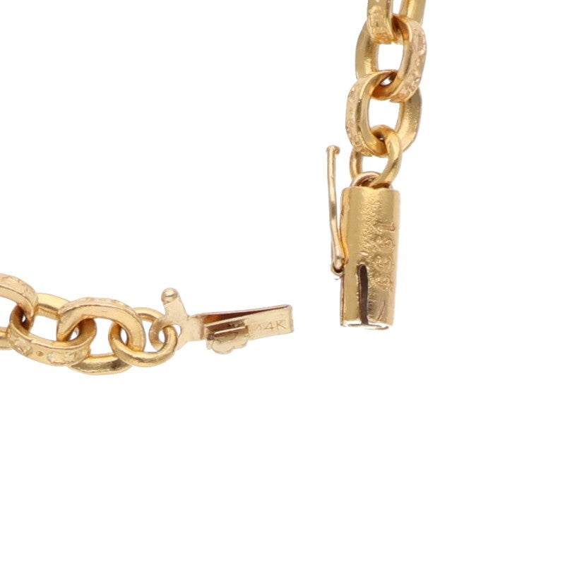 Chrome Hearts 22K Gold Paper Chain Necklace Size 20INCH