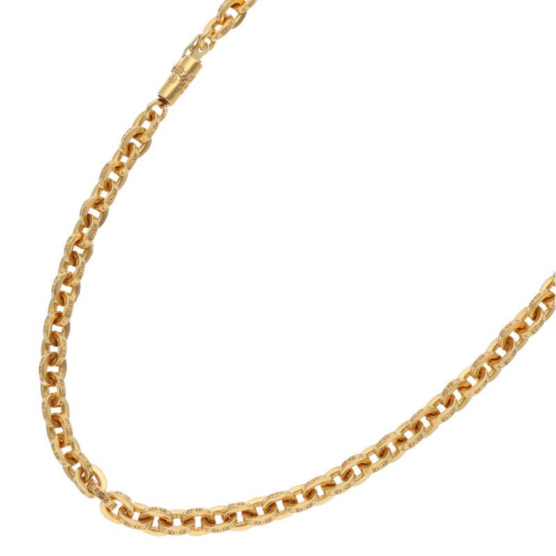 Chrome Hearts 22K Yellow Gold Chain Necklace Size 20INCH