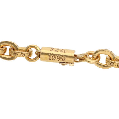 Chrome Hearts 22K Yellow Gold Chain Necklace Size 20INCH
