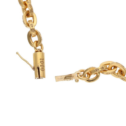 Chrome Hearts 22K Yellow Gold Chain Necklace Size 20INCH