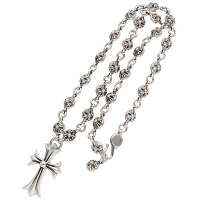 Chrome Hearts 925 Cross Ball Chain Small CH Size ONE Silver