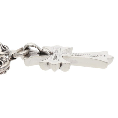Chrome Hearts 925 Cross Ball Chain Small CH Size ONE Silver