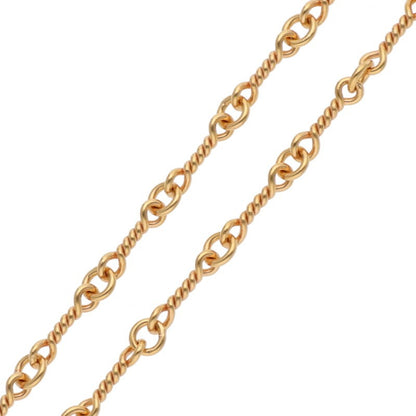 Chrome Hearts 22K Twist Chain Necklace 20in Size ONE SIZE