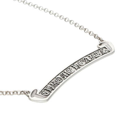 Chrome Hearts NKLC Chain Label Chain Necklace Size 18INCH