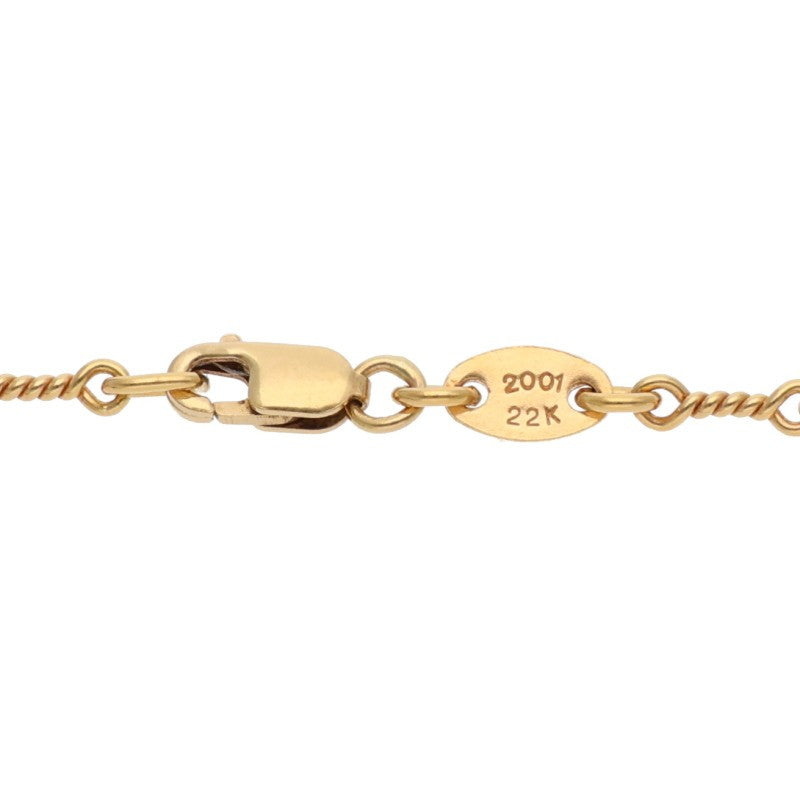 Chrome Hearts 22K Twist Chain Necklace 18in Size ONE SIZE