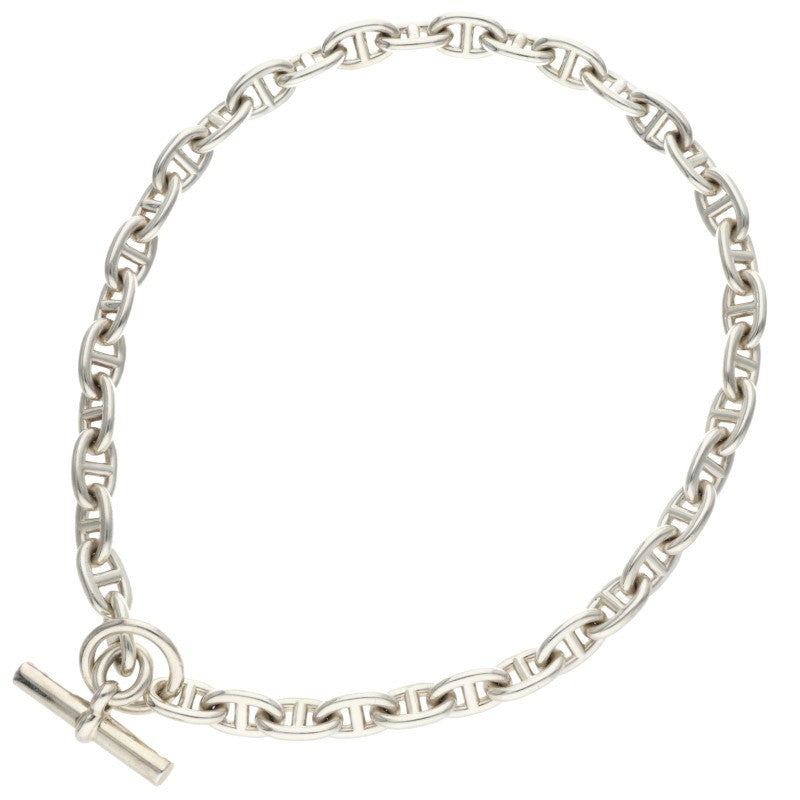 HERMES 925 Chaine d'Ancre MM Choker Necklace Size MM