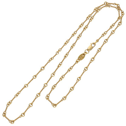 Chrome Hearts 22K Twist Chain Necklace 18in Size ONE Yellow