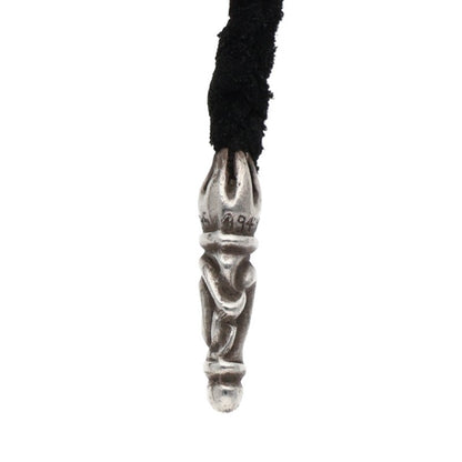 Chrome Hearts Scroll Leather Braid Necklace Size ONE SIZE