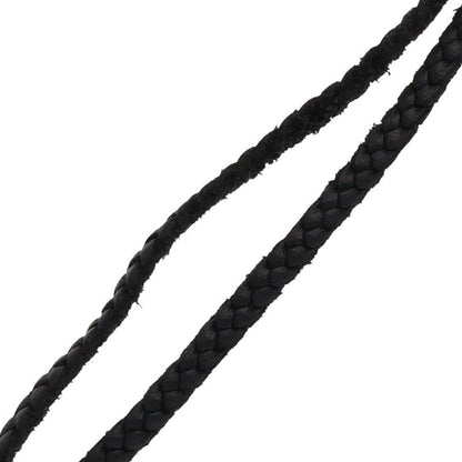 Chrome Hearts Scroll Leather Braid Necklace Size ONE SIZE