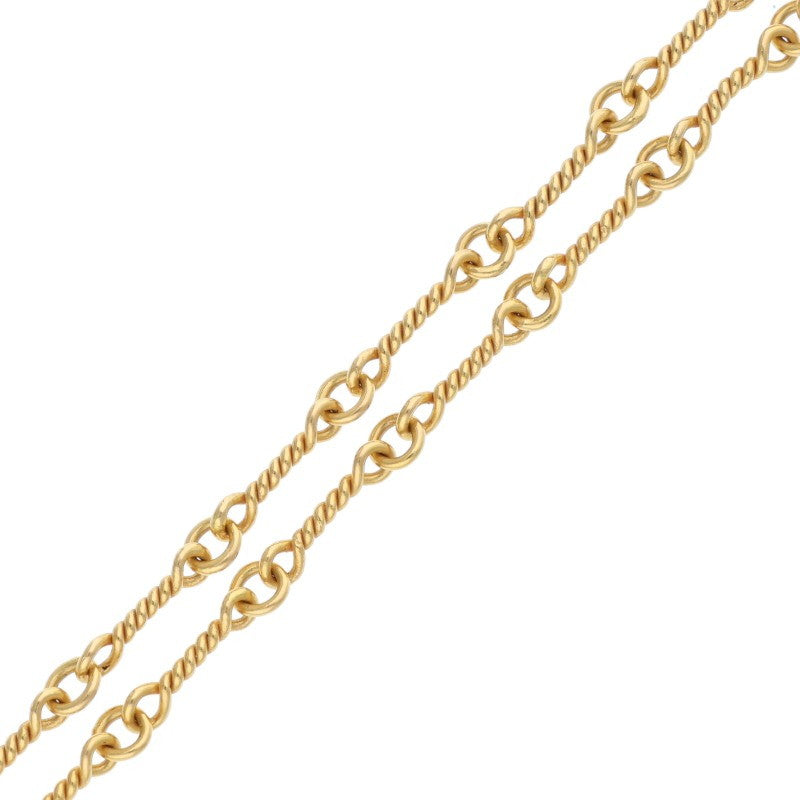 Chrome Hearts 22K Yellow Gold Twist Chain 16" Size ONE SIZE