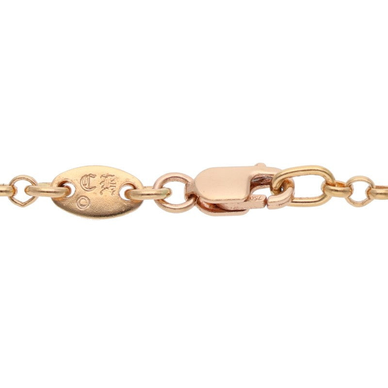 Chrome Hearts 22K Roll Chain Necklace 24in
