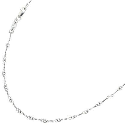 Chrome Hearts 18KWG Twist Chain 16" Necklace Size ONE SIZE