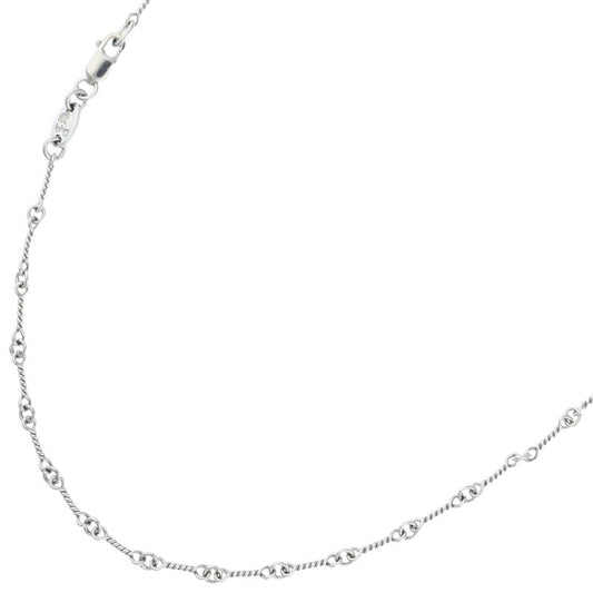 Chrome Hearts 18KWG Twist Chain 16" Necklace Size ONE SIZE