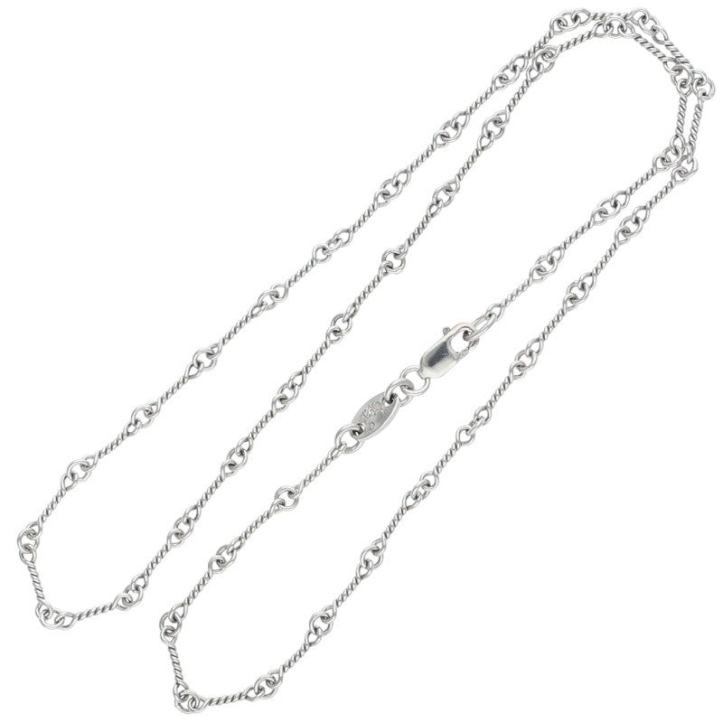 Chrome Hearts 18KWG Twist Chain 16" Necklace Size ONE SIZE