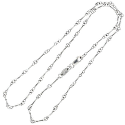 Chrome Hearts 18KWG Twist Chain 16" Necklace Size ONE SIZE