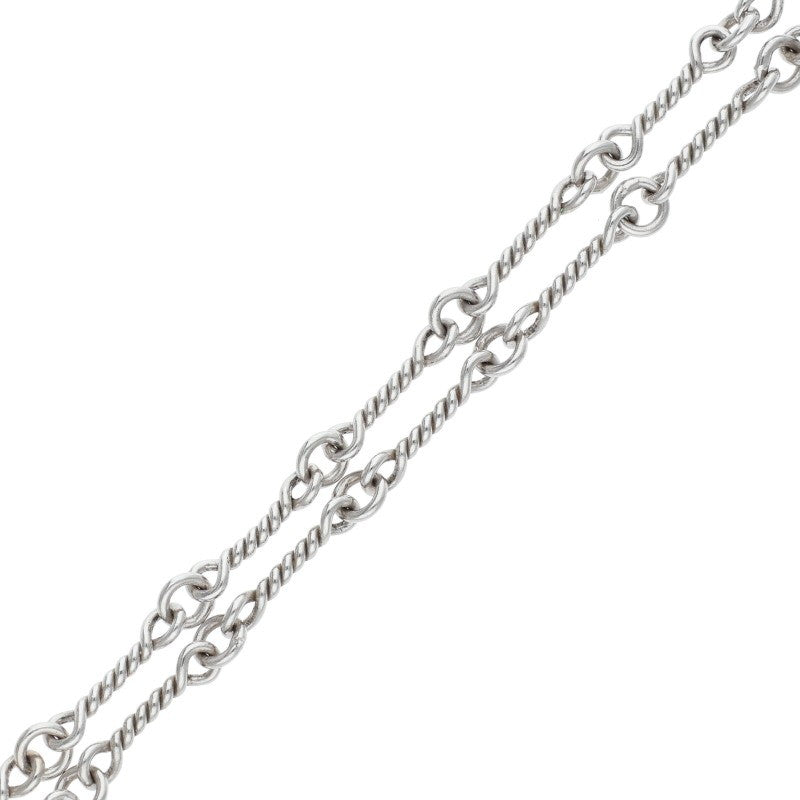 Chrome Hearts 18KWG Twist Chain 16" Necklace Size ONE SIZE