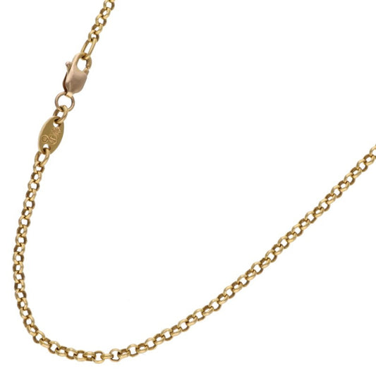 Chrome Hearts 22K Yellow Gold Roll Chain 20" Size ONE SIZE