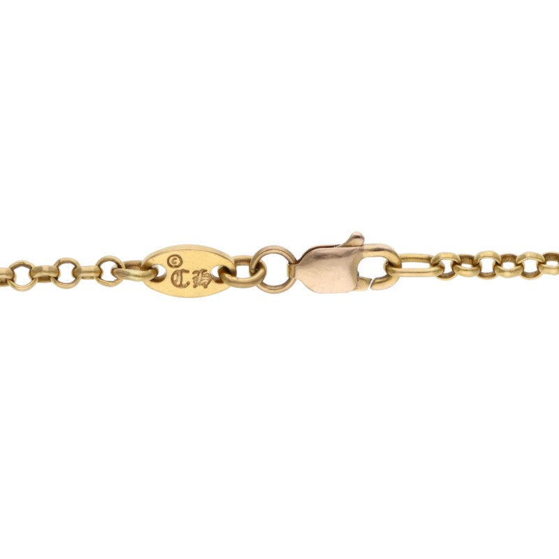 Chrome Hearts 22K Yellow Gold Roll Chain 20" Size ONE SIZE