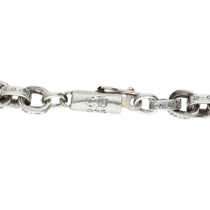 Chrome Hearts 925 14K Paper Chain Necklace Size 18INCH