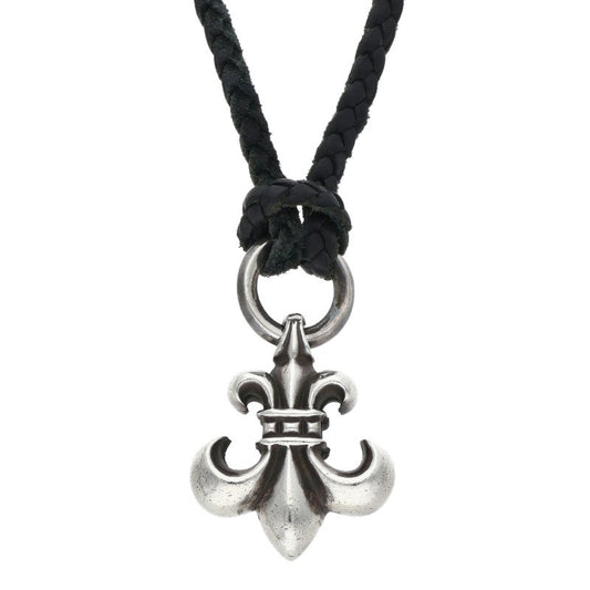 Chrome Hearts 925 BS Fleur w/ Leather Braid Size ONE SIZE
