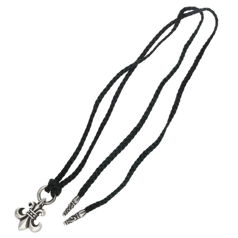Chrome Hearts 925 BS Fleur w/ Leather Braid Size ONE SIZE