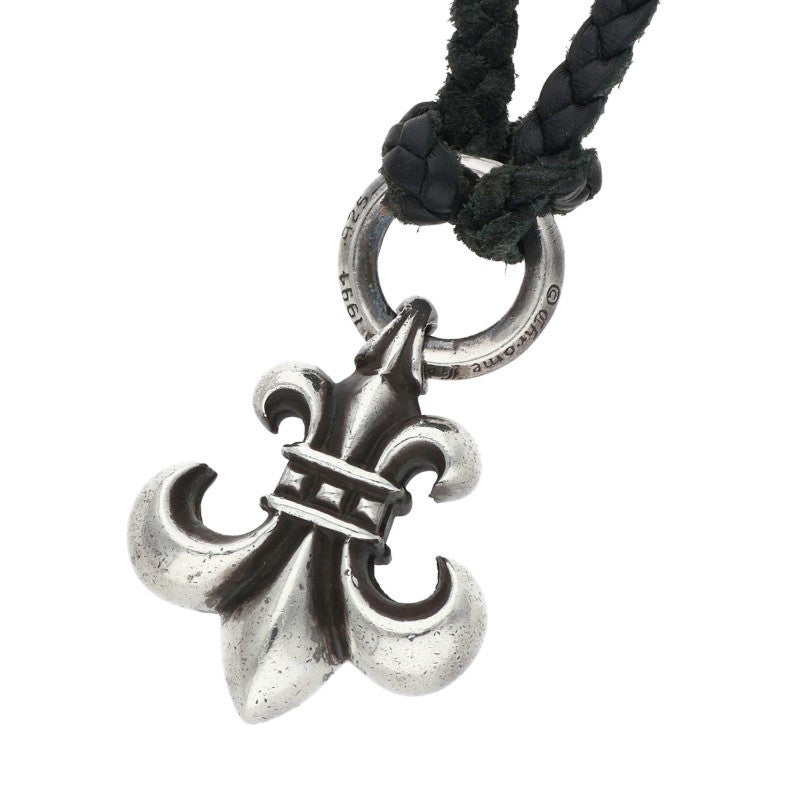 Chrome Hearts 925 BS Fleur w/ Leather Braid Size ONE SIZE