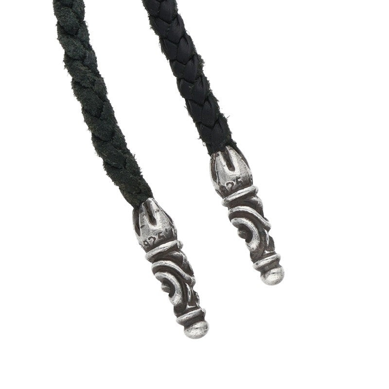 Chrome Hearts 925 BS Fleur w/ Leather Braid Size ONE SIZE