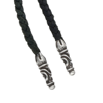 Chrome Hearts 925 BS Fleur w/ Leather Braid Size ONE SIZE