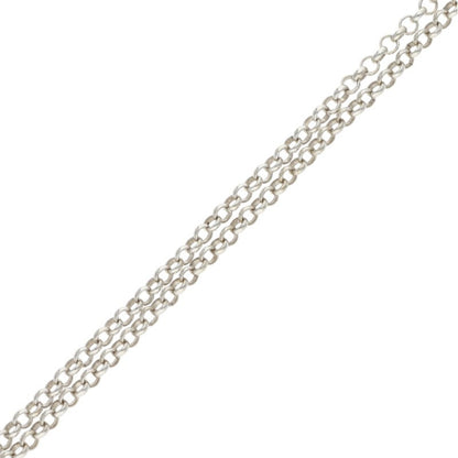 Chrome Hearts 925 Roll Chain Necklace Size 24INCH