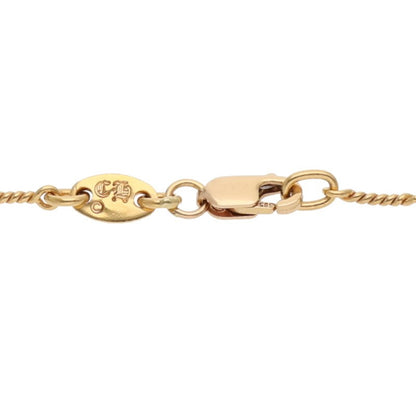 Chrome Hearts 22K Gold Twist Chain Necklace Size 18INCH