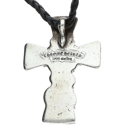 Chrome Hearts XS Celtic Cross Silver Necklace Size ONE SIZE
