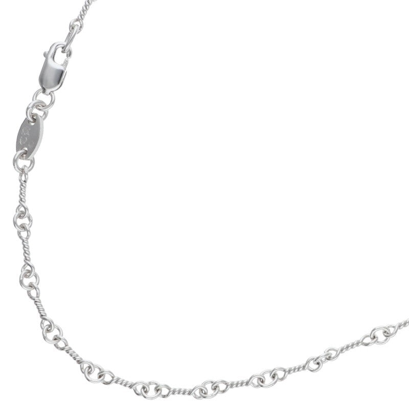 Chrome Hearts 18K White Gold Chain Necklace Size 24INCH