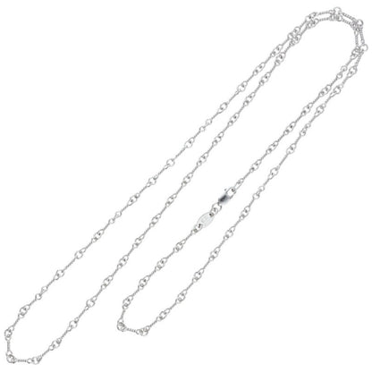 Chrome Hearts 18K White Gold Chain Necklace Size 24INCH