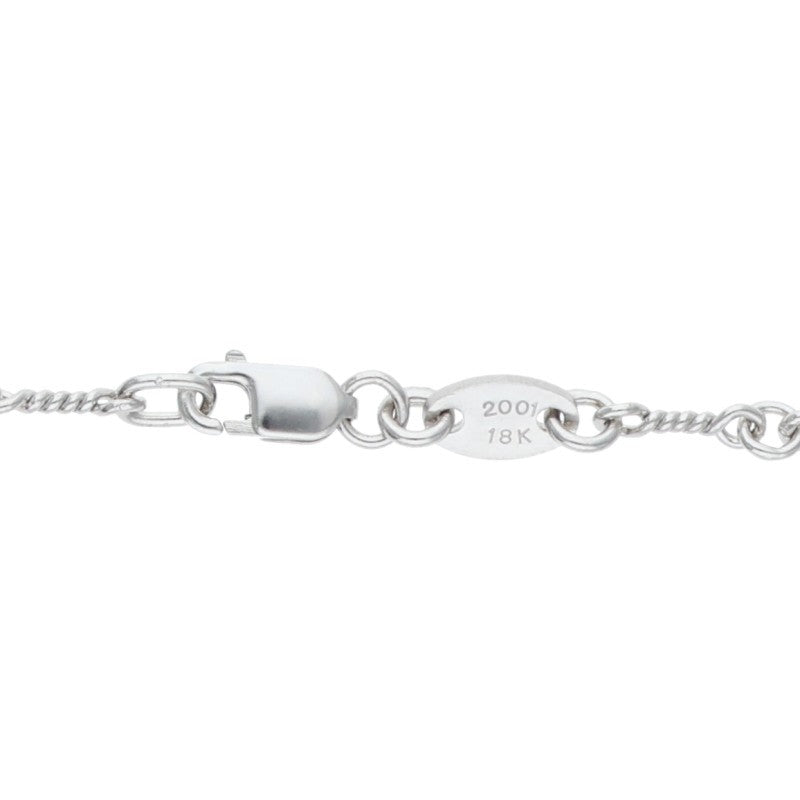 Chrome Hearts 18K White Gold Chain Necklace Size 24INCH