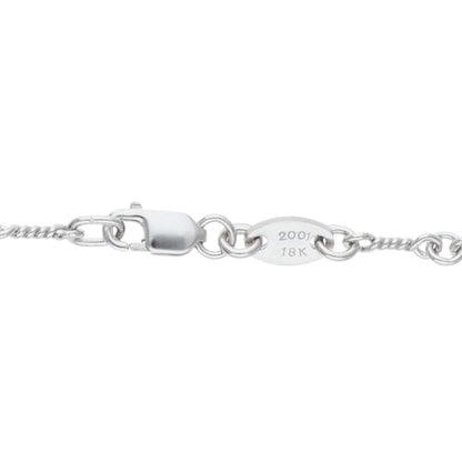 Chrome Hearts 18K White Gold Chain Necklace Size 24INCH