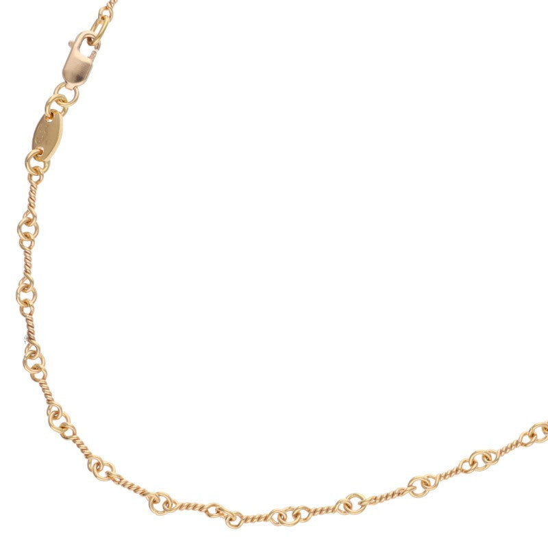 Chrome Hearts 22K Yellow Gold Twist Chain 24" Size ONE SIZE