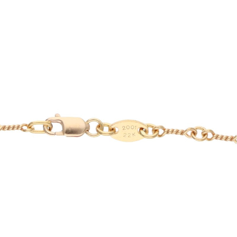 Chrome Hearts 22K Yellow Gold Twist Chain 24" Size ONE SIZE