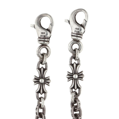 Chrome Hearts Mask Paper Chain 2 Silver Necklace Size 30INCH