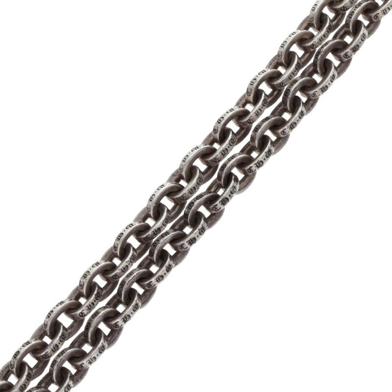 Chrome Hearts Mask Paper Chain 2 Silver Necklace Size 30INCH