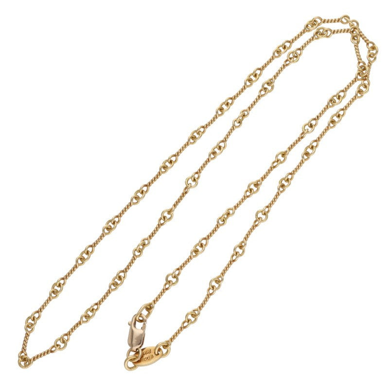 Chrome Hearts 22K Yellow Gold Twist Chain 16" Size ONE SIZE