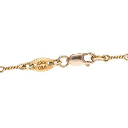 Chrome Hearts 22K Yellow Gold Twist Chain 16" Size ONE SIZE