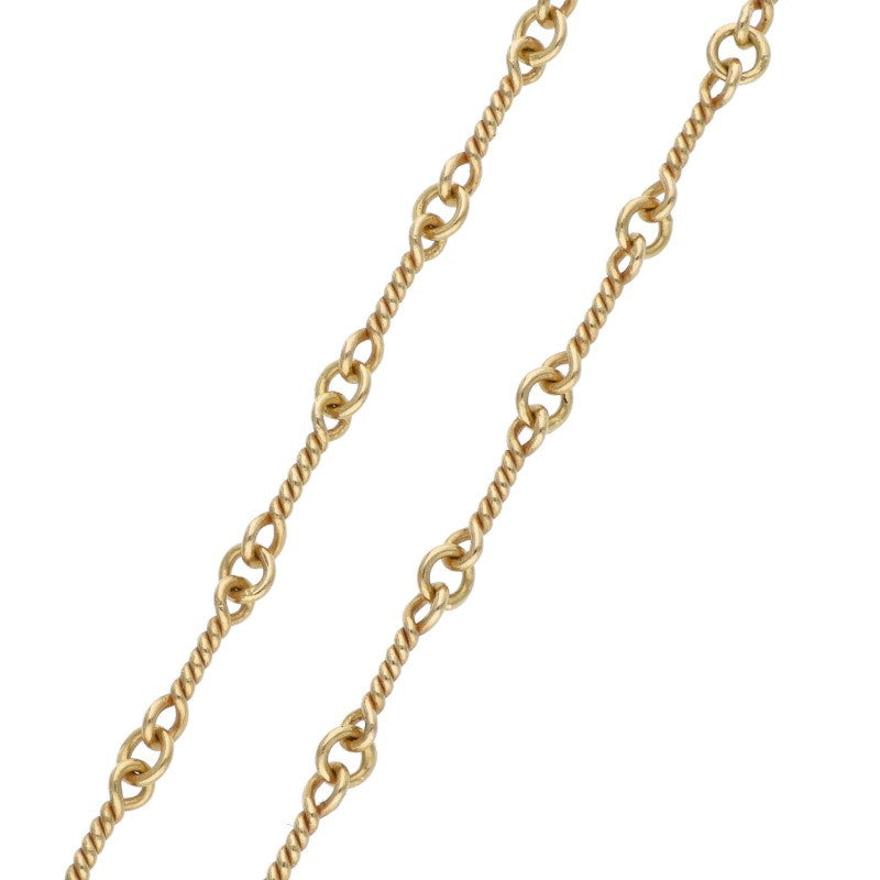 Chrome Hearts 22K Yellow Gold Twist Chain 16" Size ONE SIZE