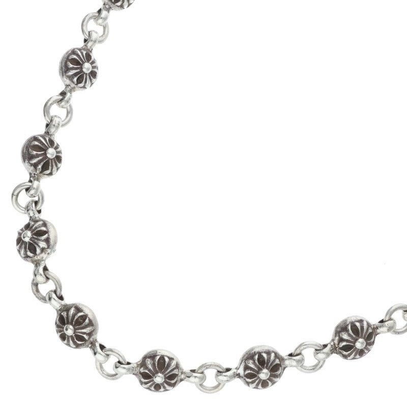 Chrome Hearts #1 Cross Ball Silver Necklace Size 20INCH