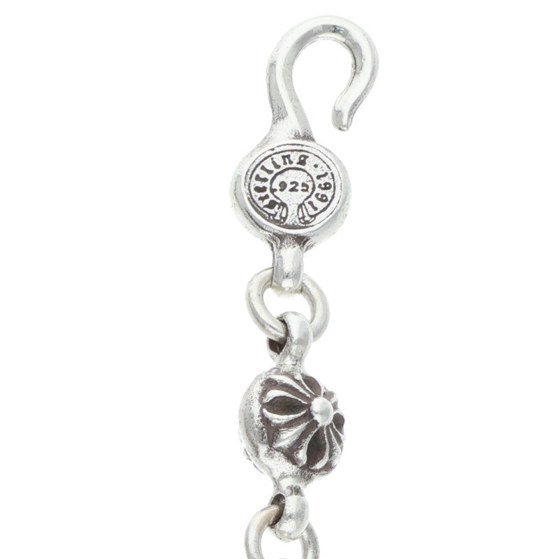 Chrome Hearts #1 Cross Ball Silver Necklace Size 20INCH