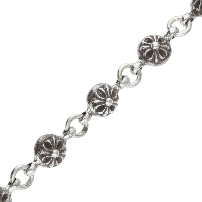 Chrome Hearts #1 Cross Ball Silver Necklace Size 20INCH