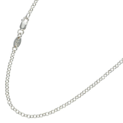Chrome Hearts 925 Silver Roll Chain Necklace Size 20INCH